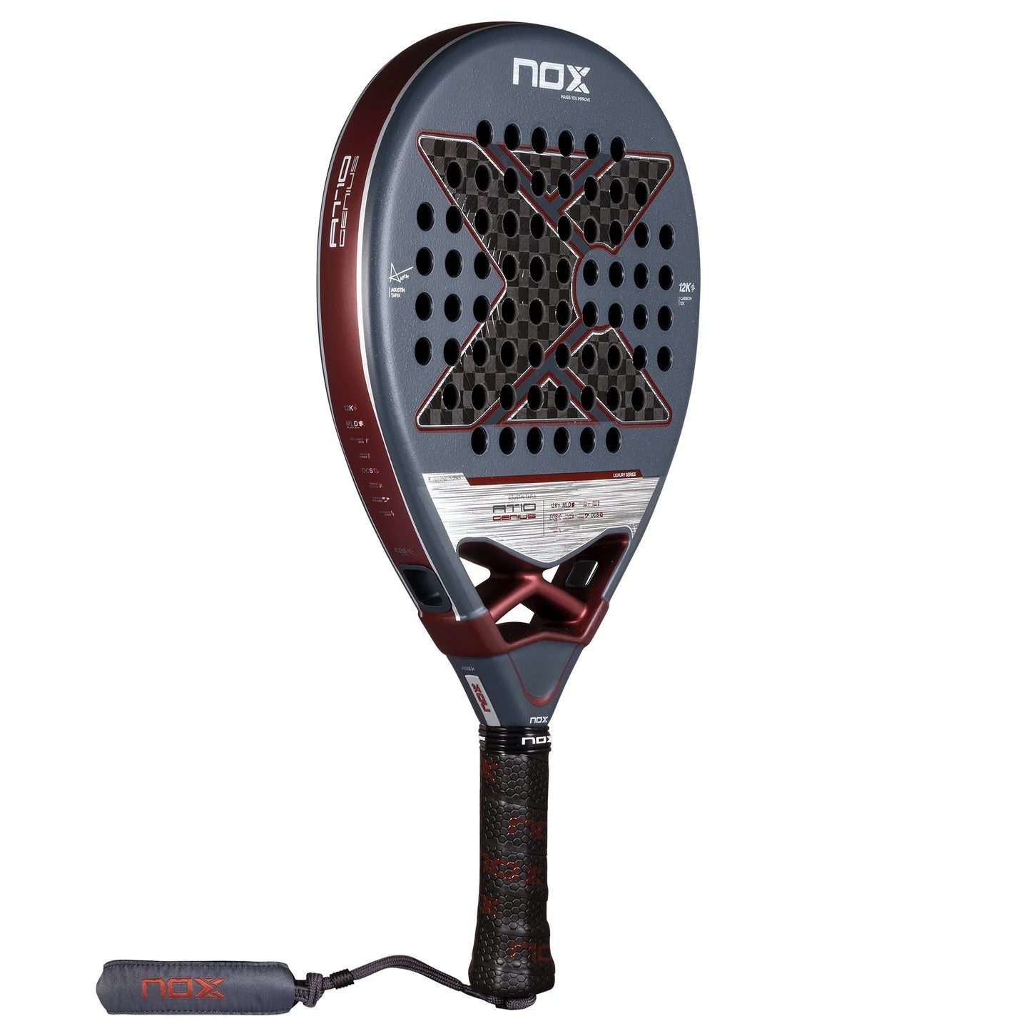 NOX AT10 Luxury Genius 12K Padel Racket - Right No Grip