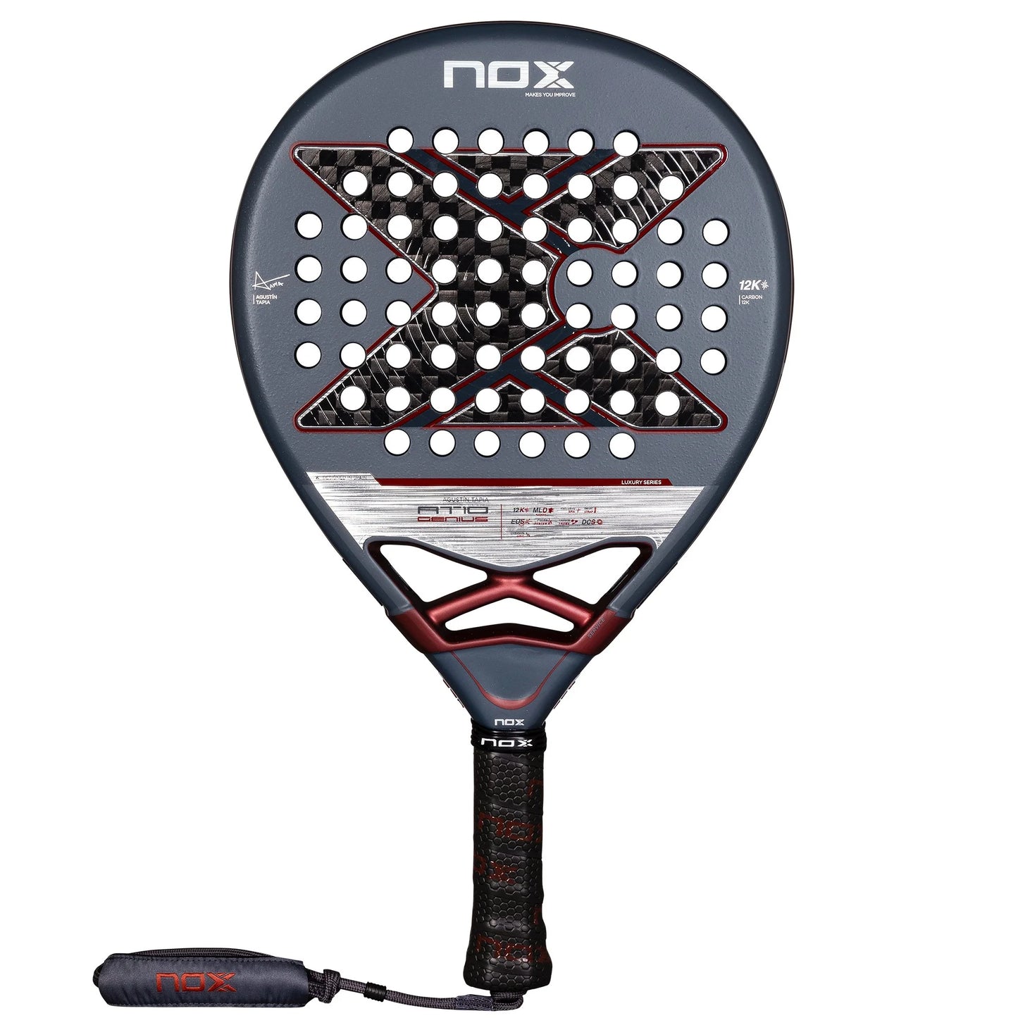 NOX AT10 Luxury Genius 12K Padel Racket - Cover