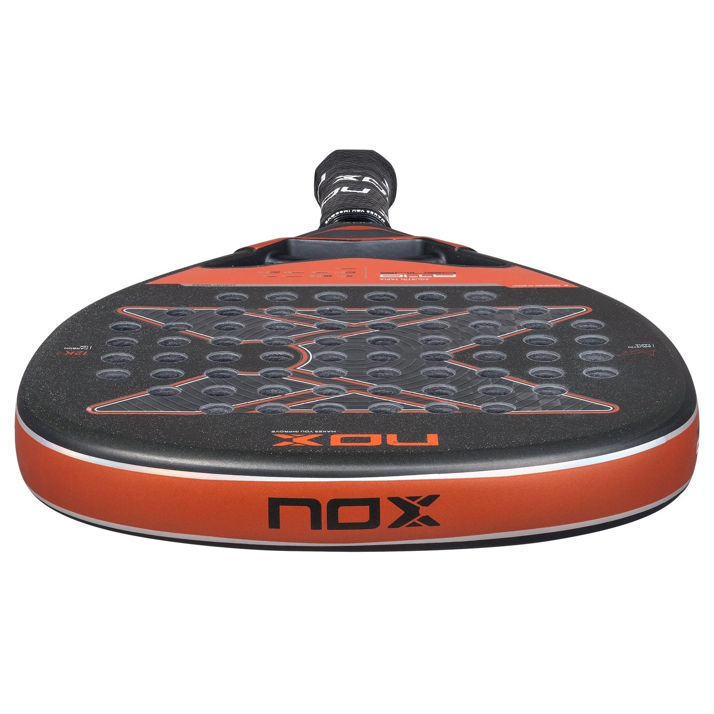 NOX AT10 Genius Attack 12K Padel Racket - Top