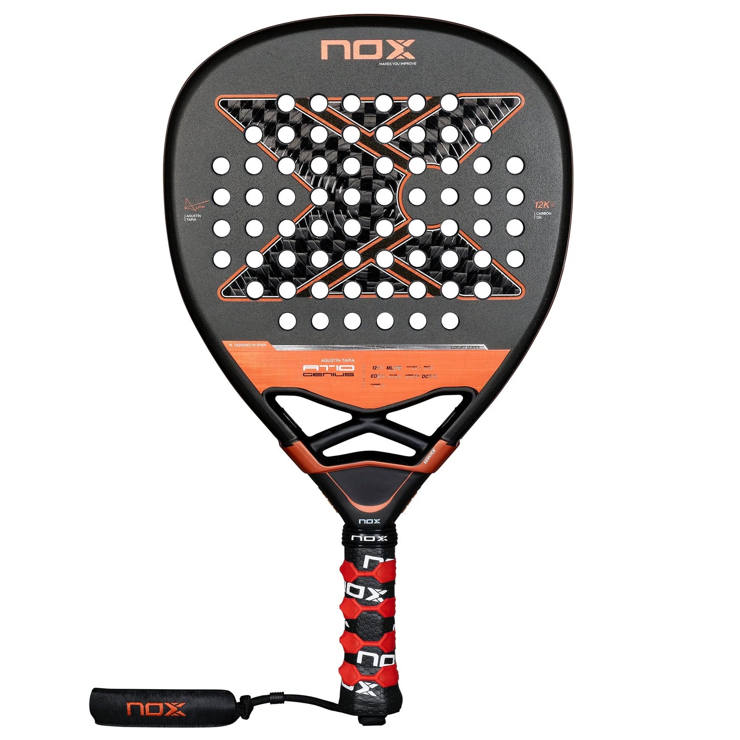 NOX AT10 Genius Attack 12K Padel Racket - CG Cover