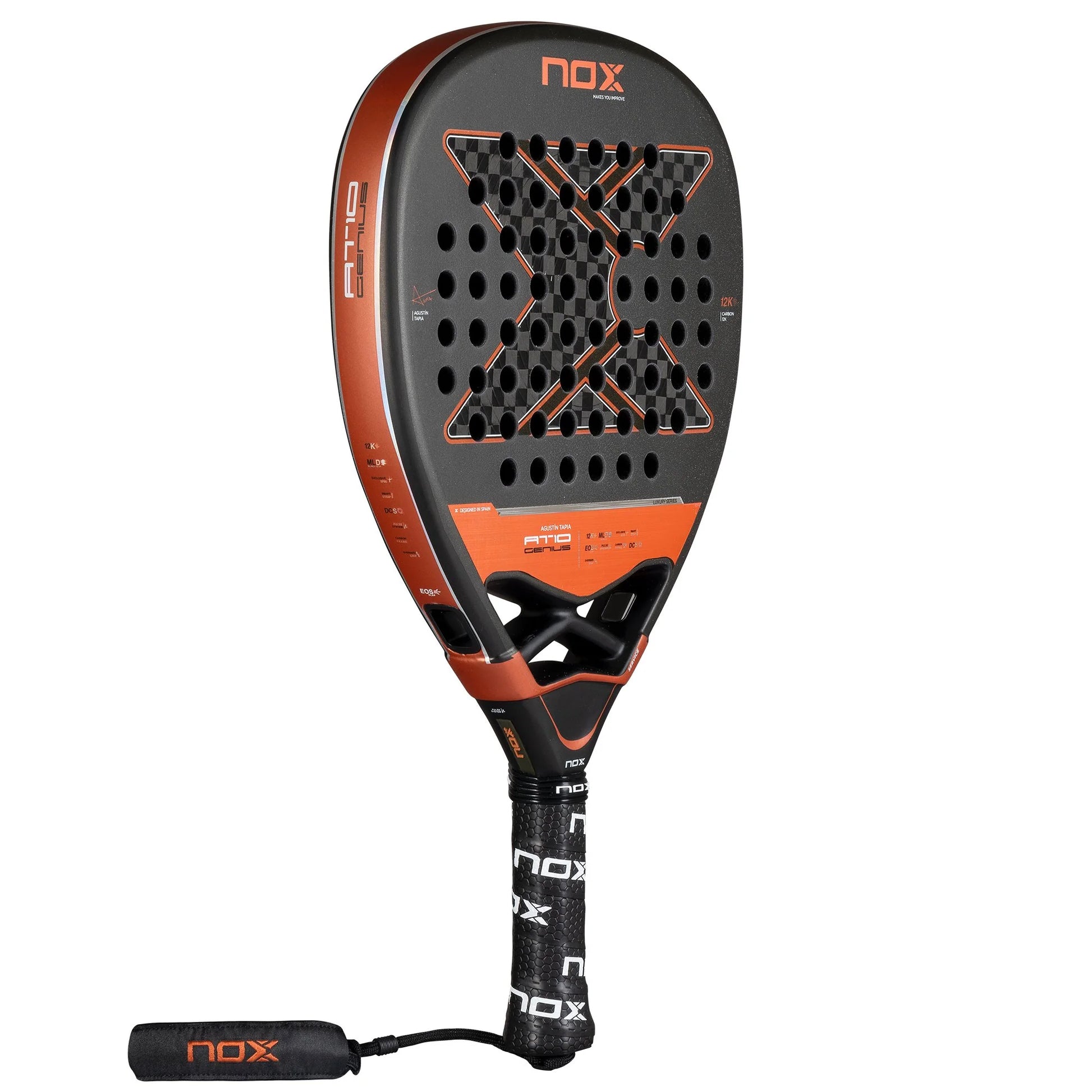 NOX AT10 Genius Attack 12K Padel Racket - NG Right