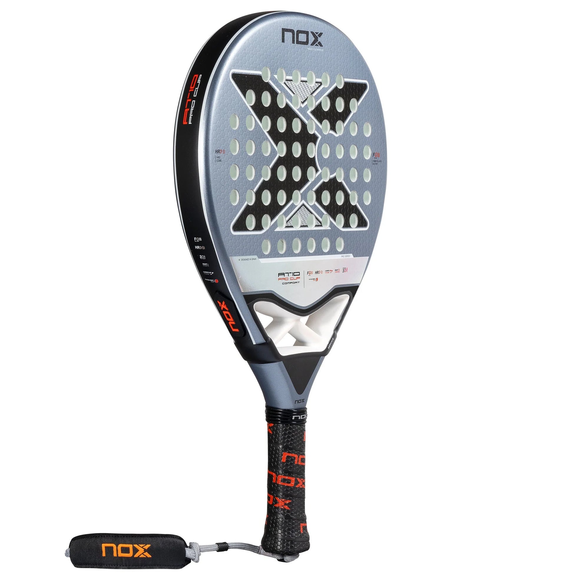 NOX AT10 Pro Cup Comfort Padel Racket - Right