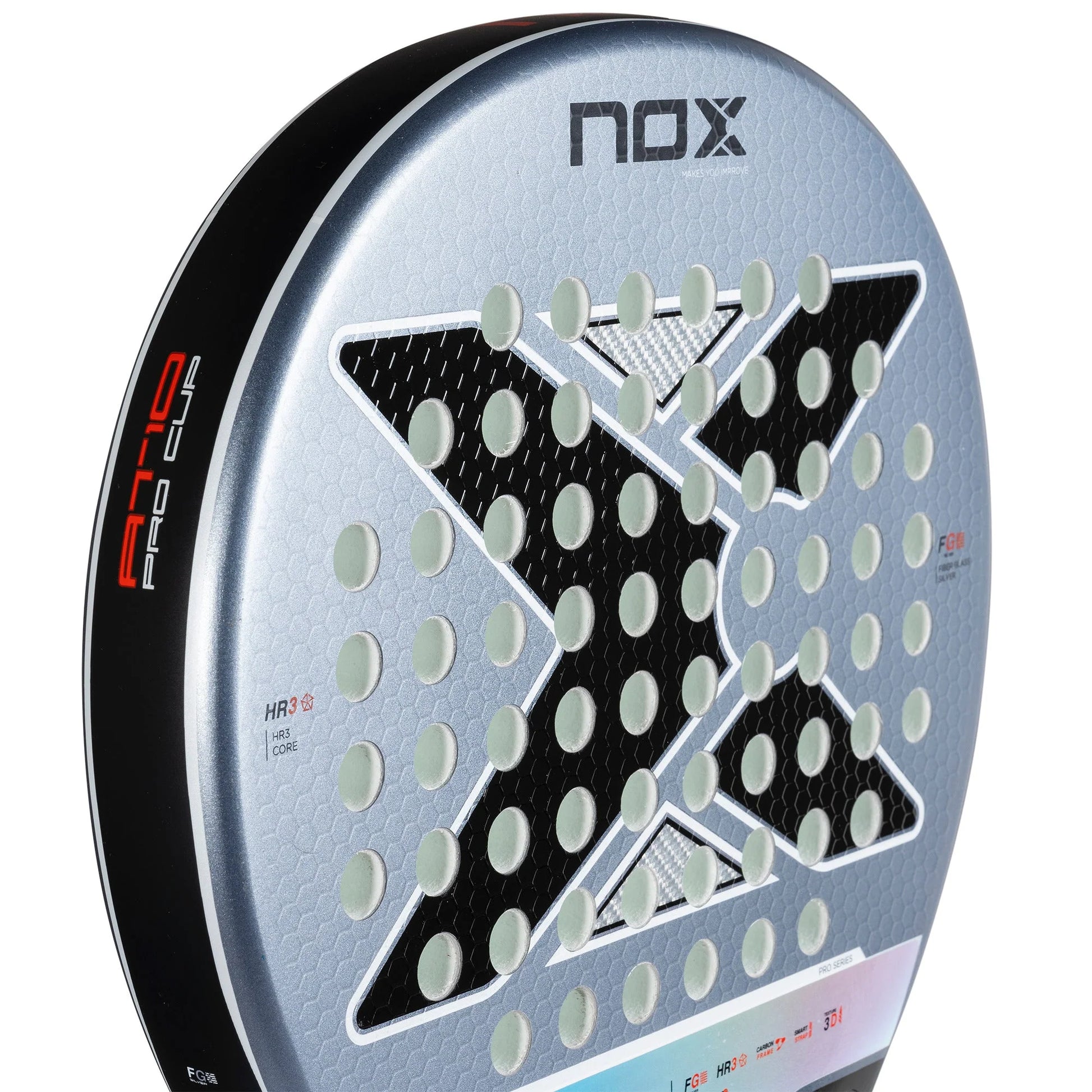 NOX AT10 Pro Cup Comfort Padel Racket - Face