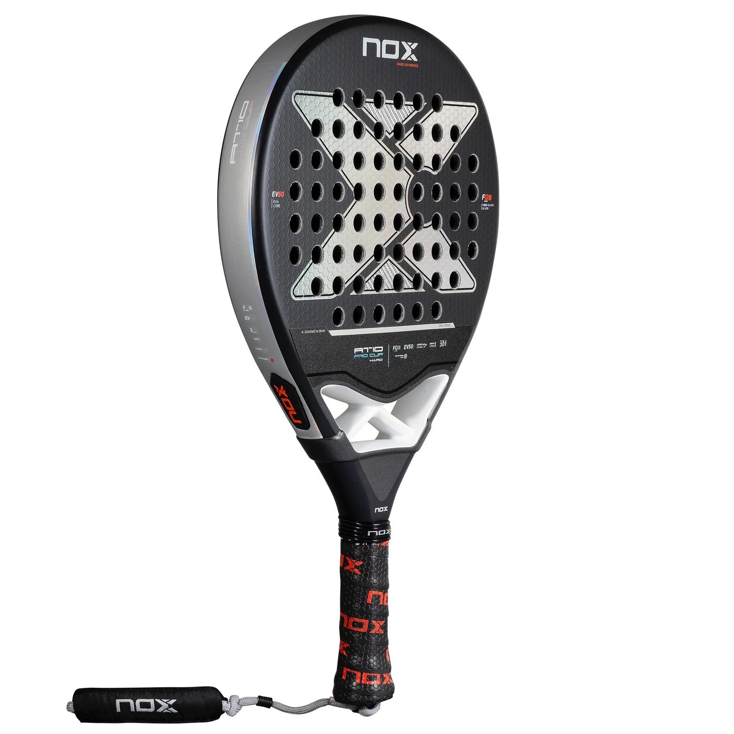 NOX AT10 Pro Cup Hard Padel Racket - Right