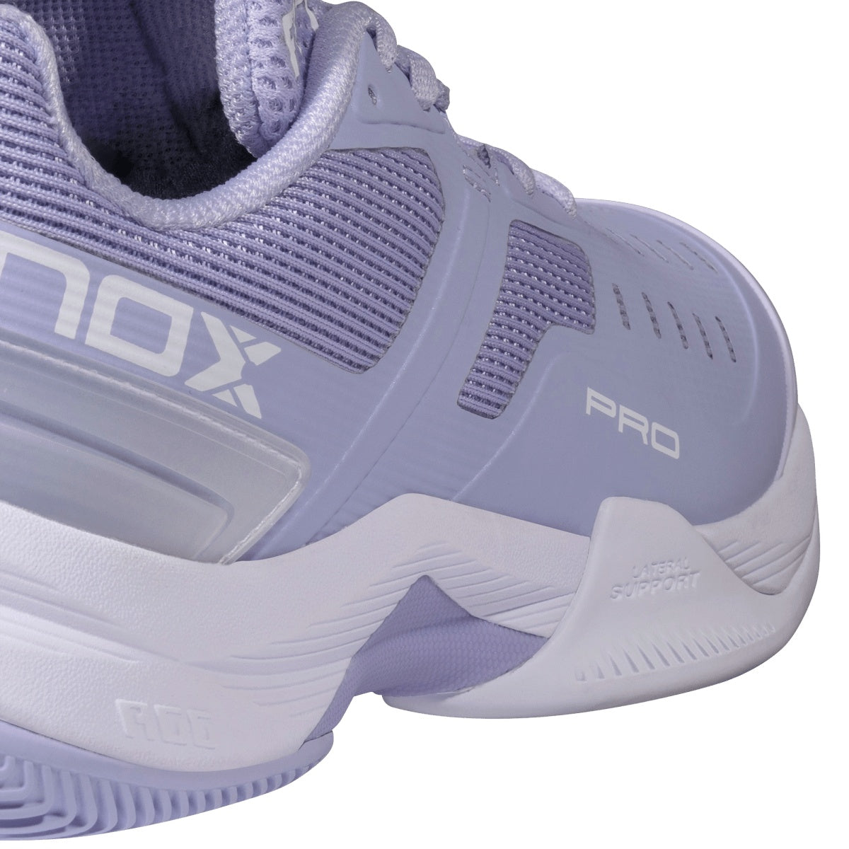 NOX AT10 Pro - Purple/White Padel Shoes - Detail