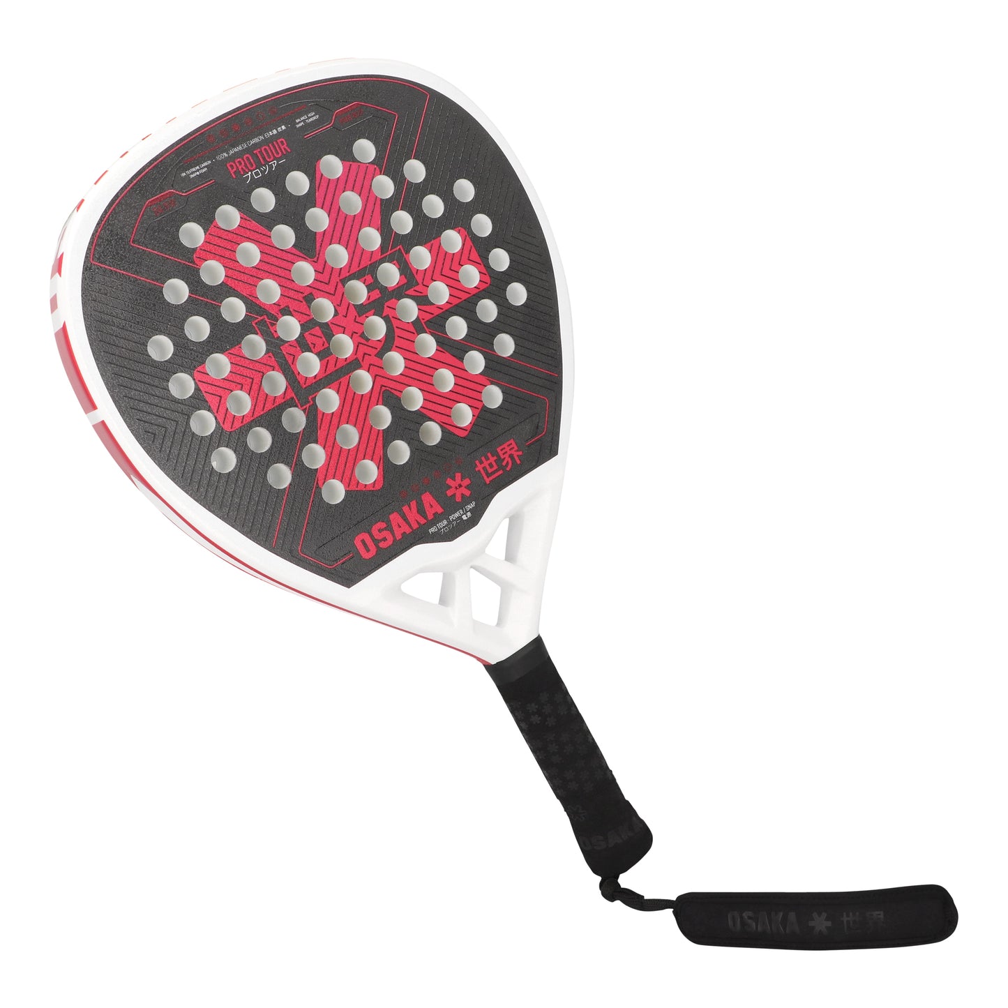 Osaka Pro Tour Power Snap Padel Racket - Tilted