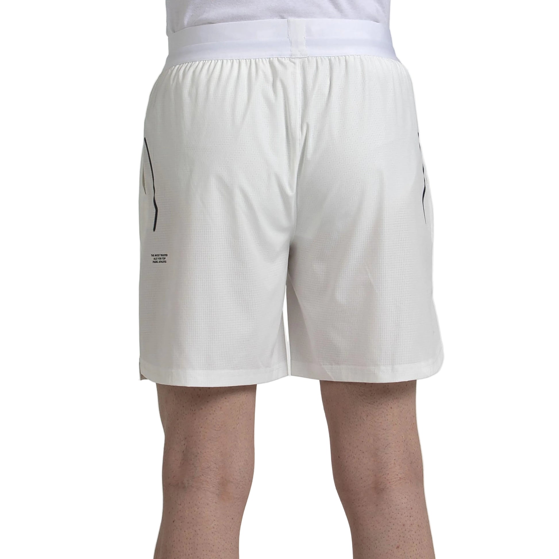Bullpadel Moncada Padel Shorts Men - Bone White - Back View