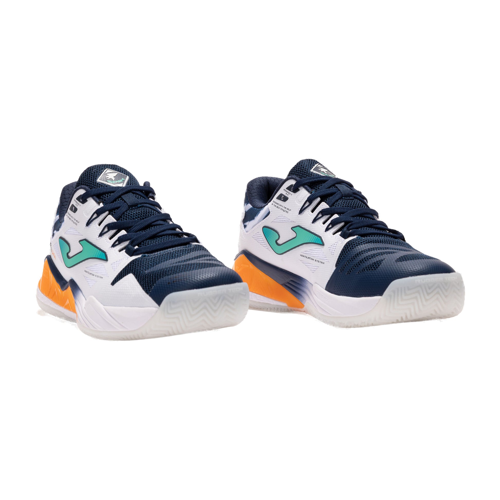 Joma Spin Men 2632 Padel Shoes - White - Front