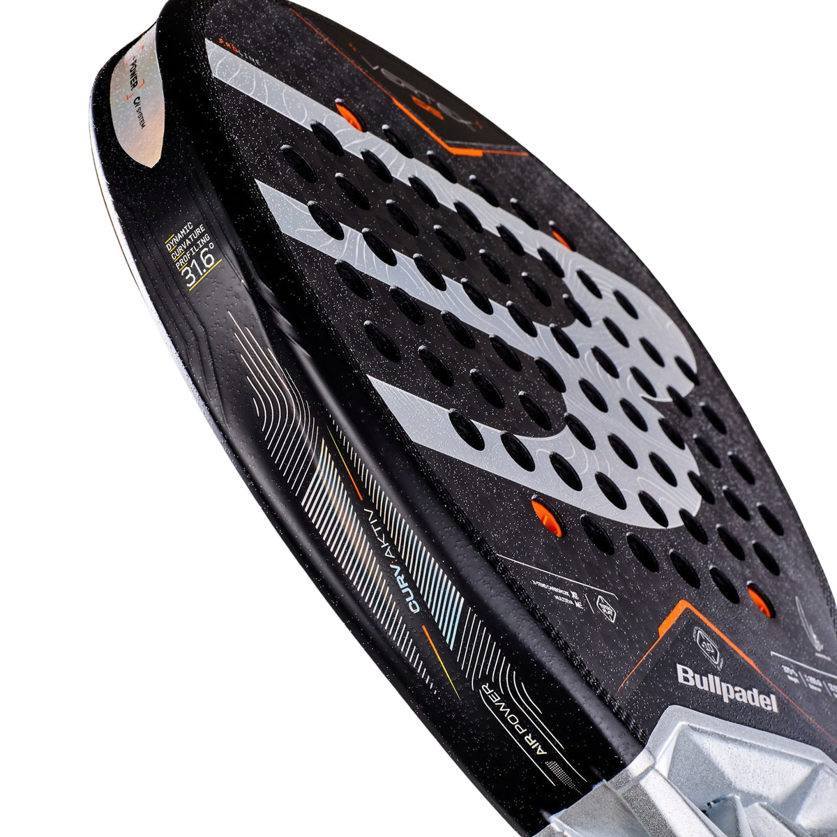 Bullpadel Vertex 05 2027 Padel Racket - frame and face close-up
