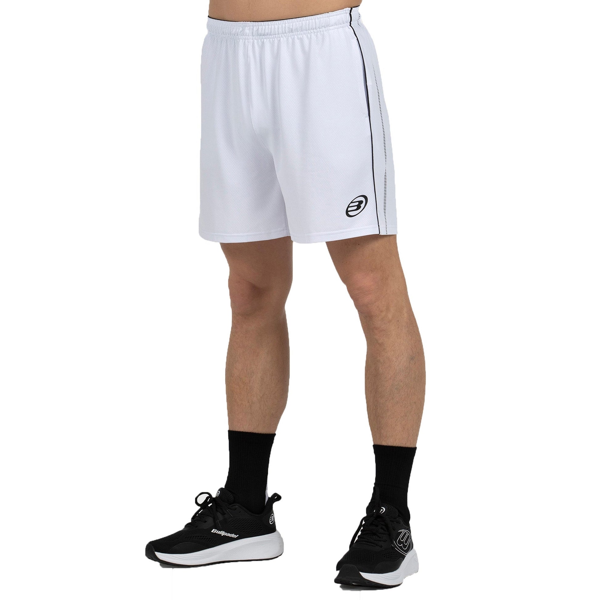Bullpadel Castanar Padel Shorts Men - White - Detail