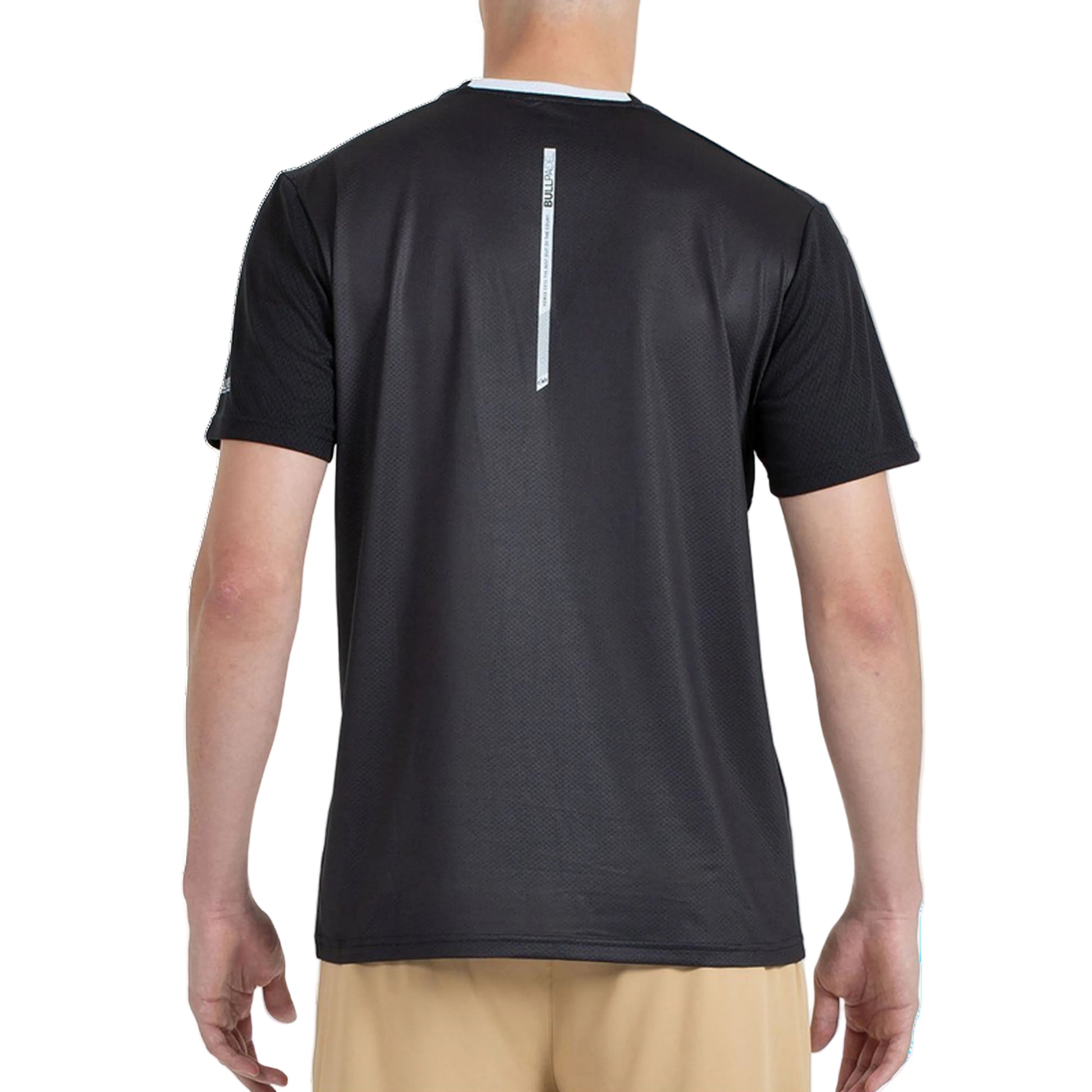 Bullpadel Castil Padel T-Shirt Men - Black - Detail 2