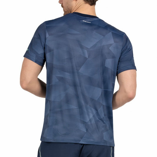 Bullpadel Manin Padel T-Shirt Men - Deep Ocean Blue - Back