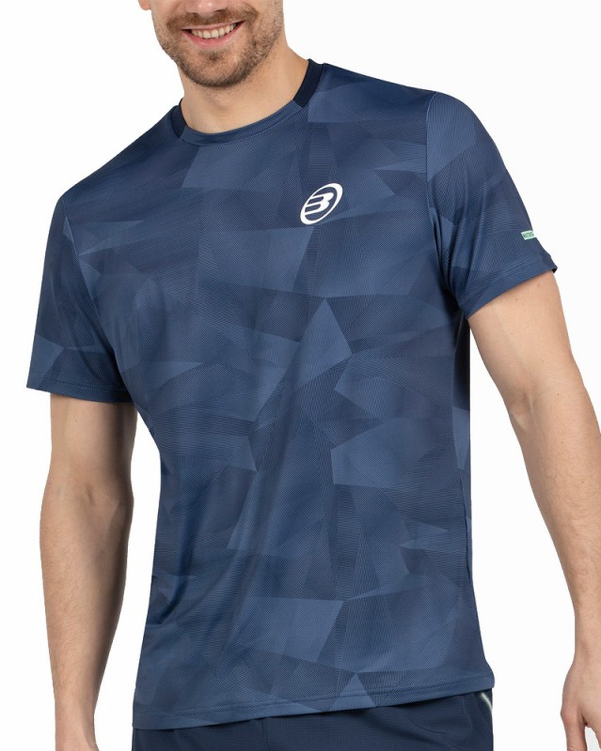 Bullpadel Manin Padel T-Shirt Men - Deep Ocean Blue - Front