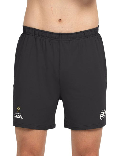 Bullpadel Preux Padel Shorts Men - Black - Front