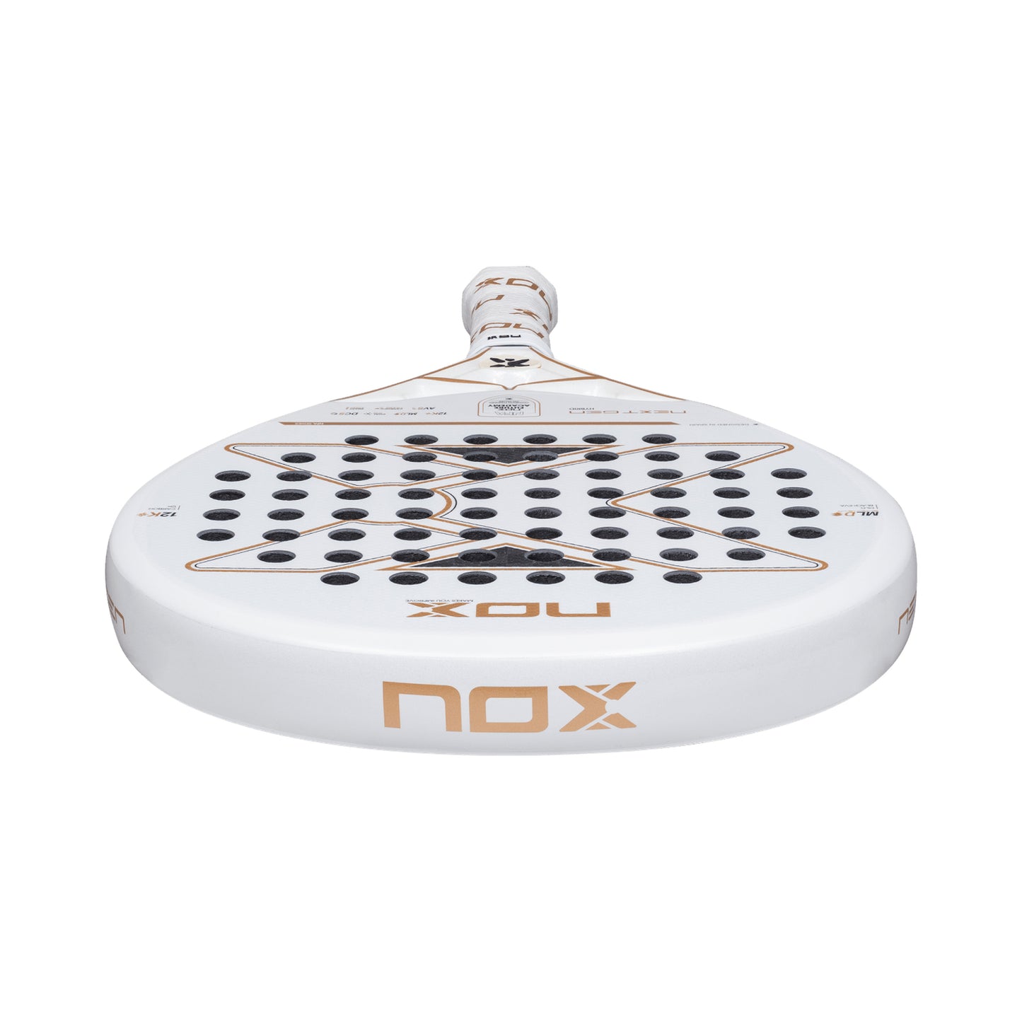 NOX NextGen Pro Hybrid 12K NFA Series 2026 Padel Racket - Top Edge