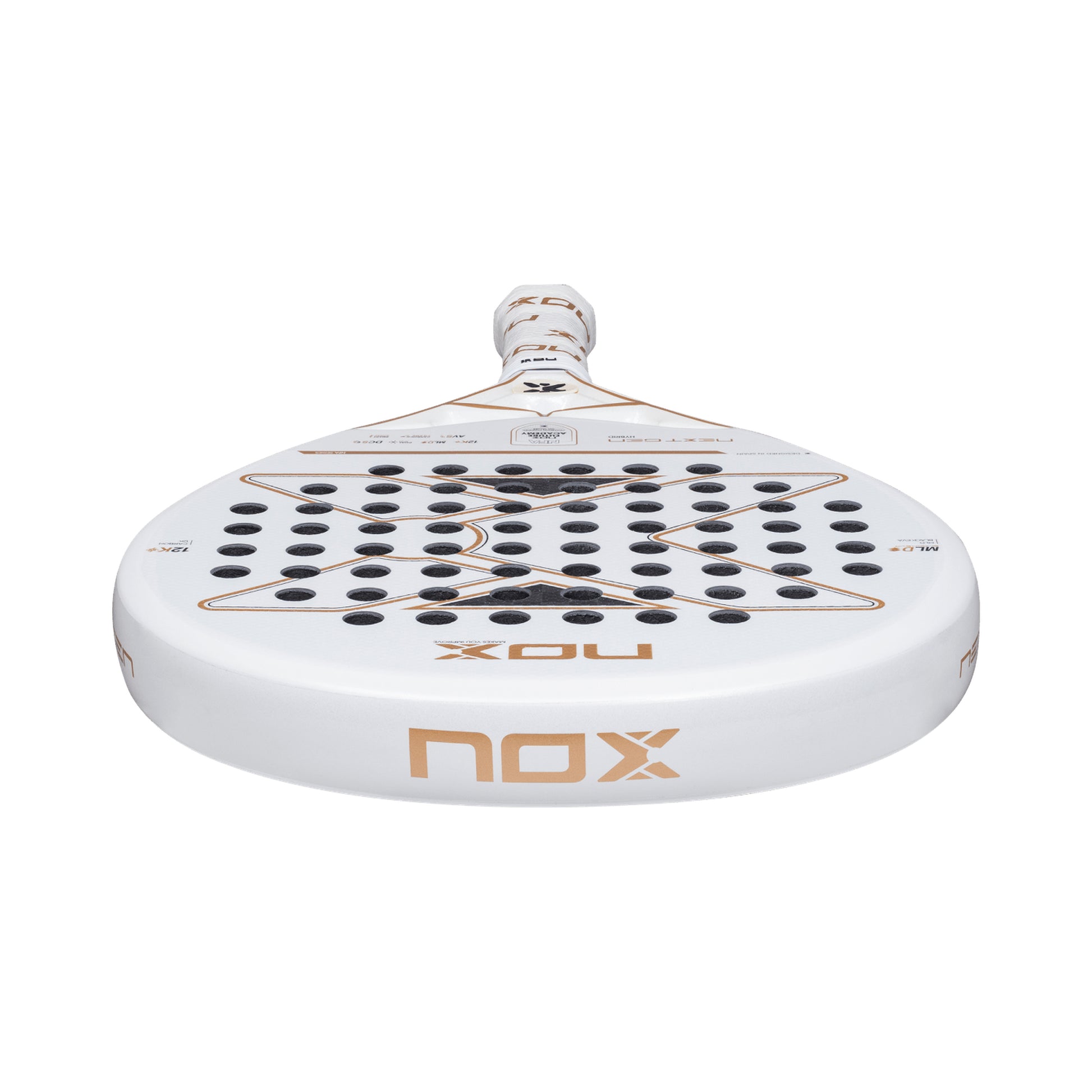NOX NextGen Pro Hybrid 12K NFA Series 2026 Padel Racket - Top Edge