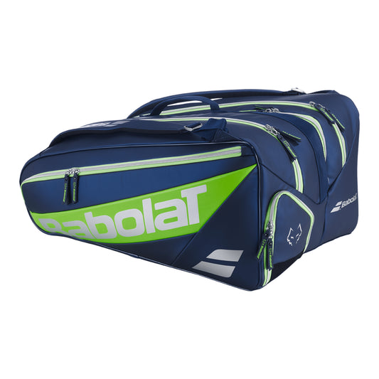 Babolat RH Pro Lebron padel bag, back angle, green