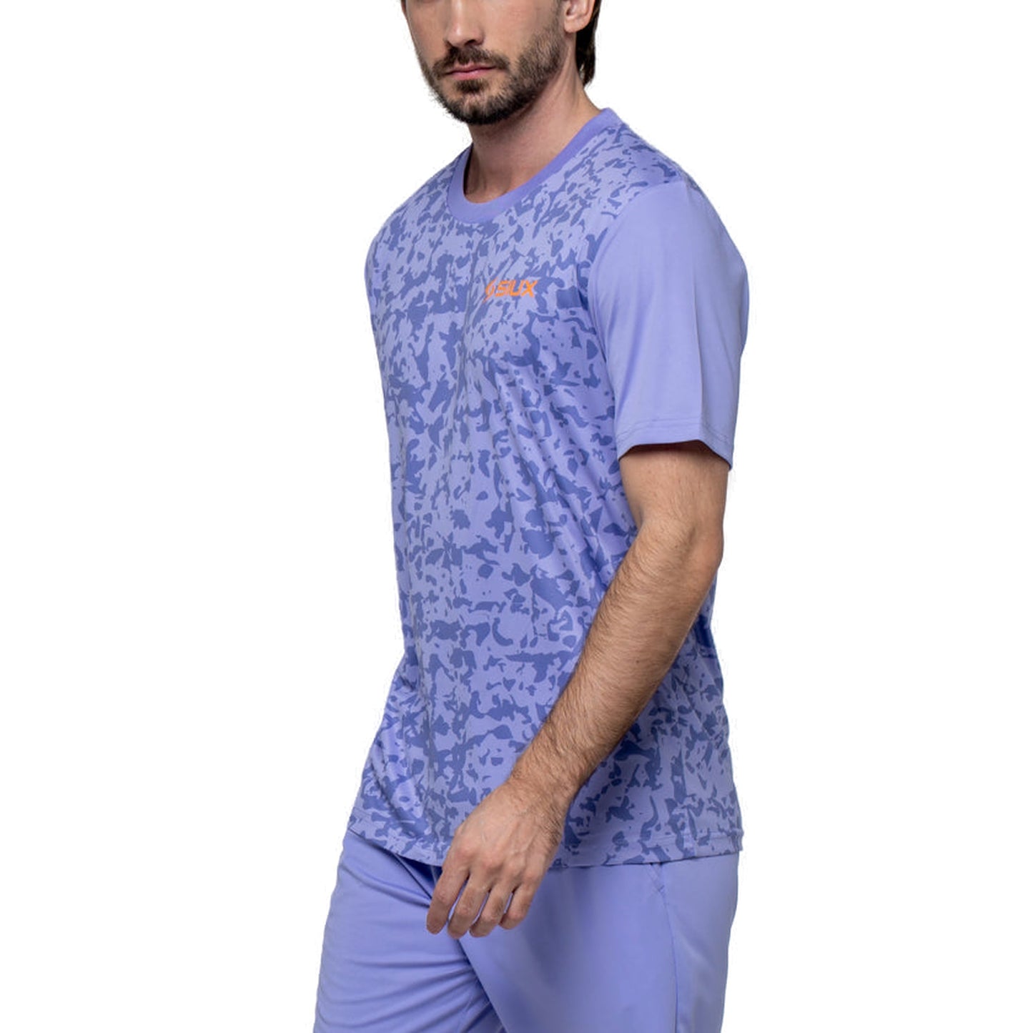 Siux Cyber 26 Men's Padel T-Shirt - Lilac - Side View