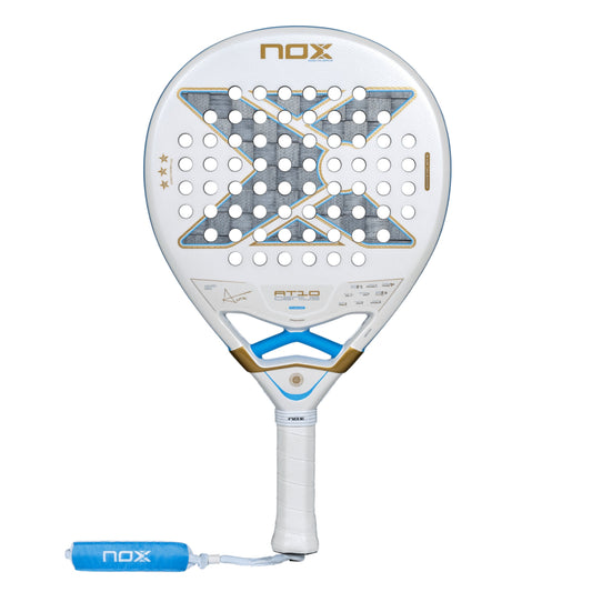 NOX AT10 Genius 18K Alum Buenos Aires Exclusive Edition 2026 padel racket front view