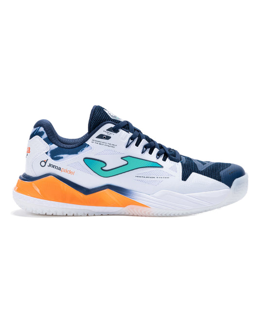 Joma Spin Men 2632 Padel Shoes - White - Side