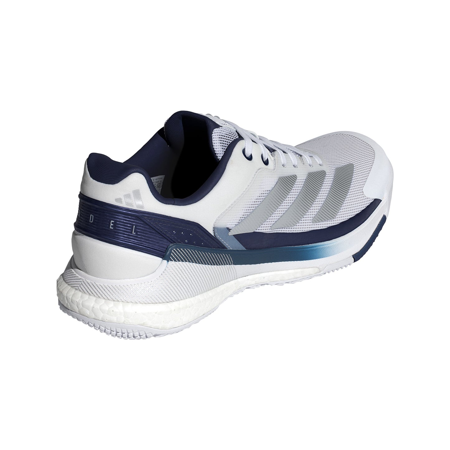 Adidas CrazyQuick Boost Padel Shoes Men - White/Silver - Heel
