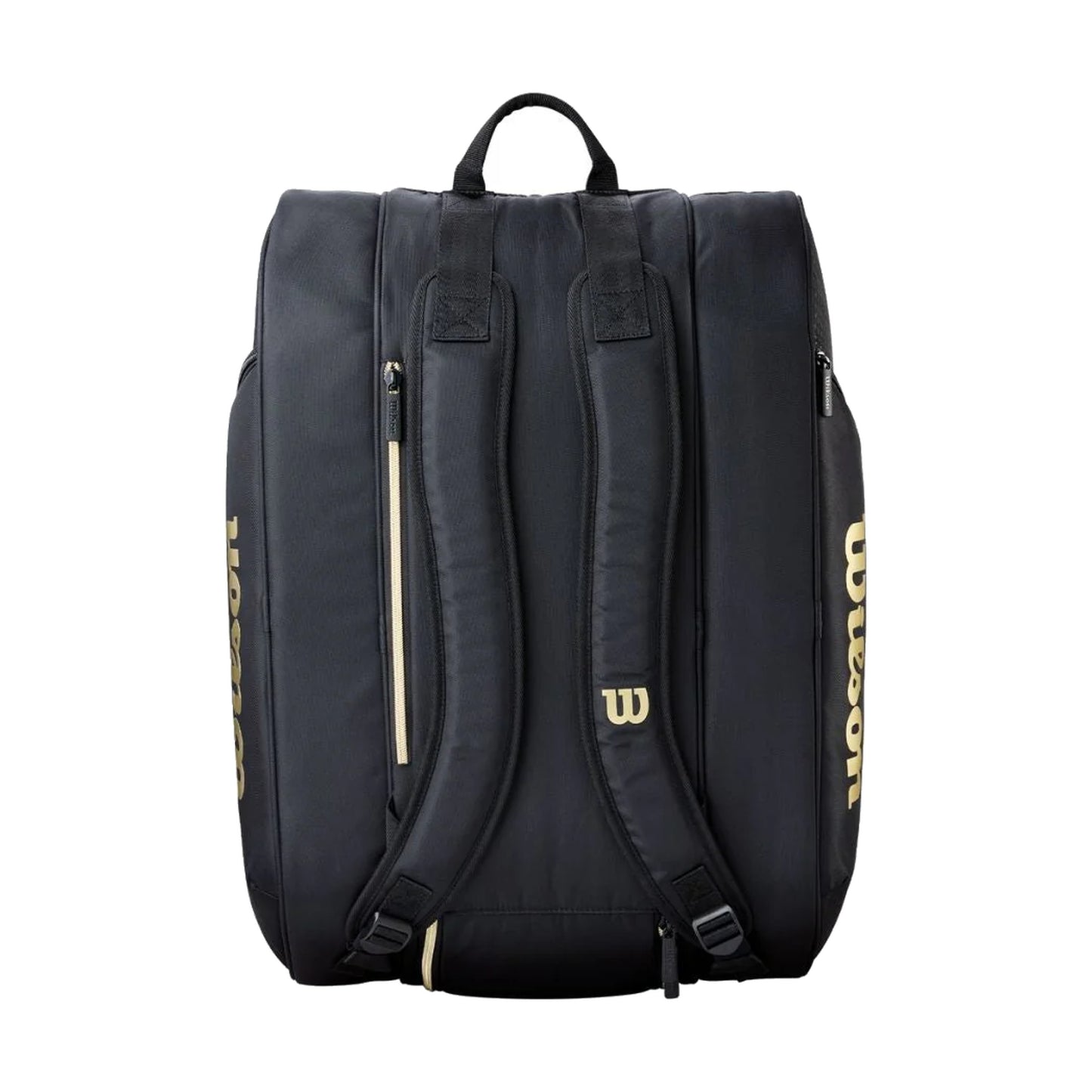 Wilson Defy V1 padel bag, back view with shoulder straps