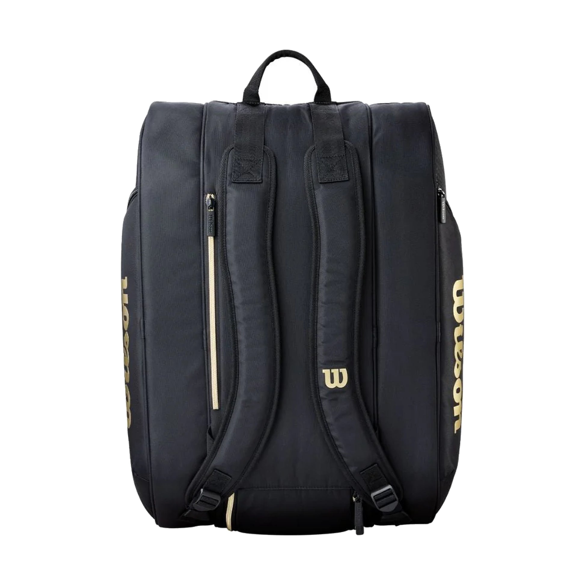 Wilson Defy V1 padel bag, back view with shoulder straps