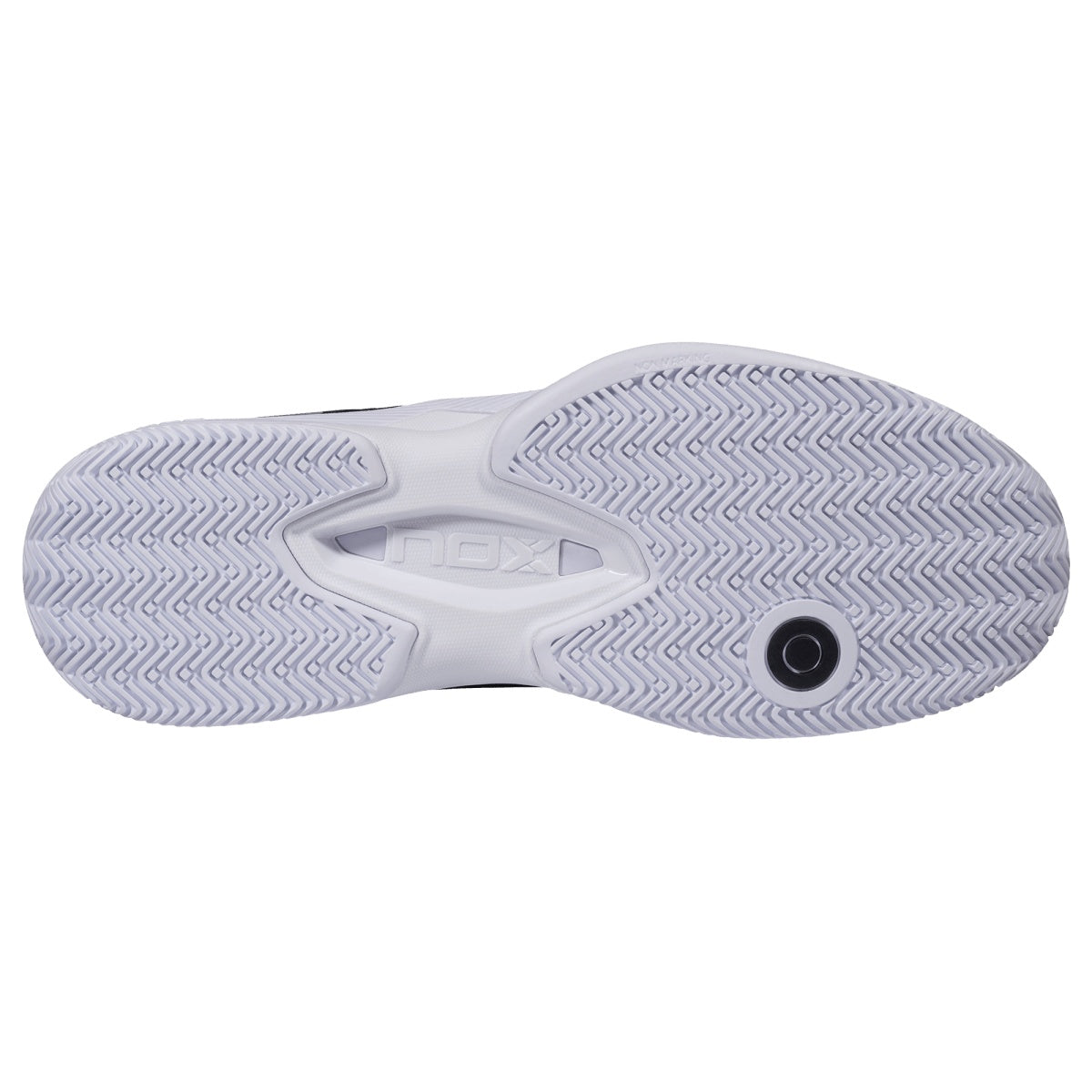 NOX AT10 Pro Black/White Padel Shoes - Heel