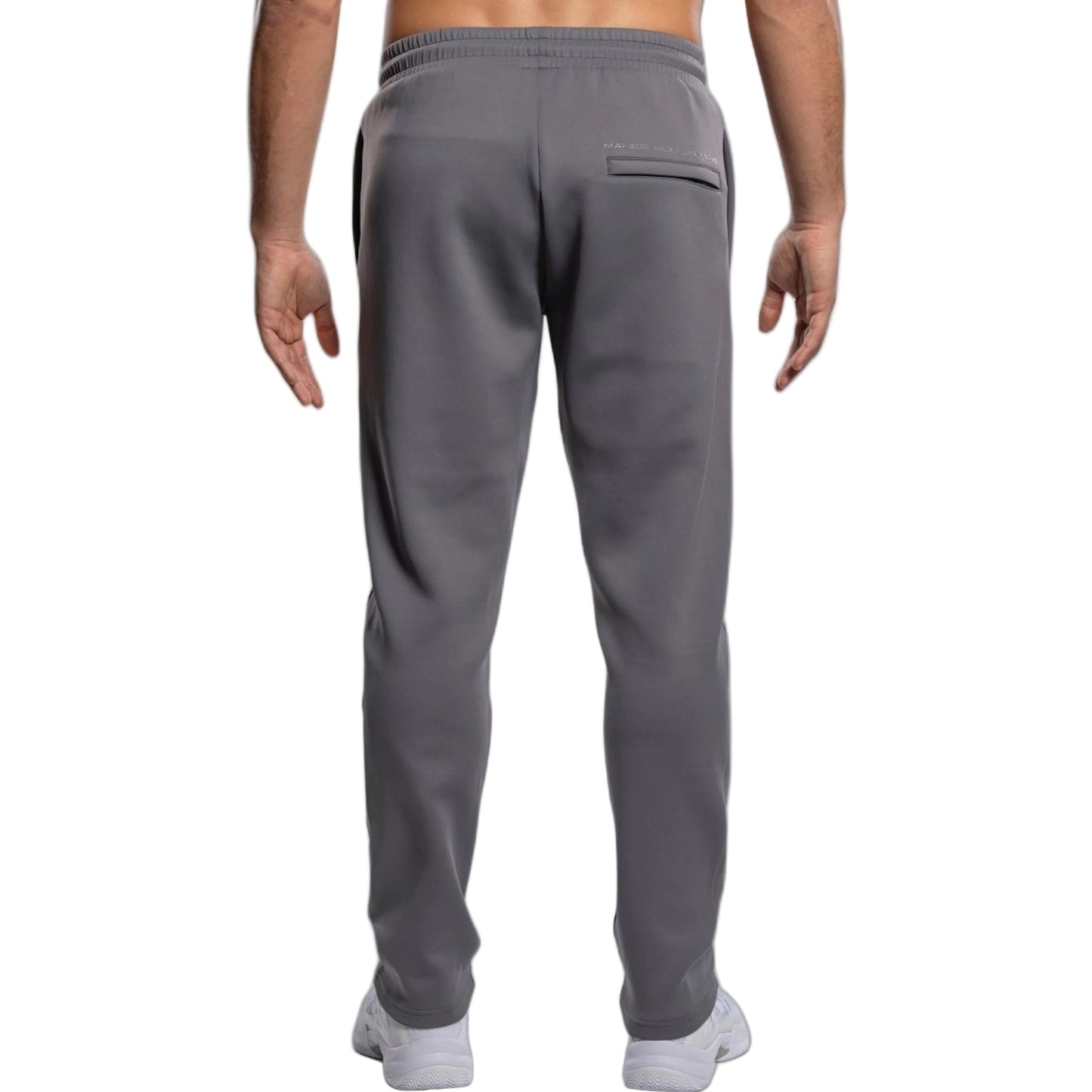 NOX Men's Team Sweatpants - Moon Grey - model back
