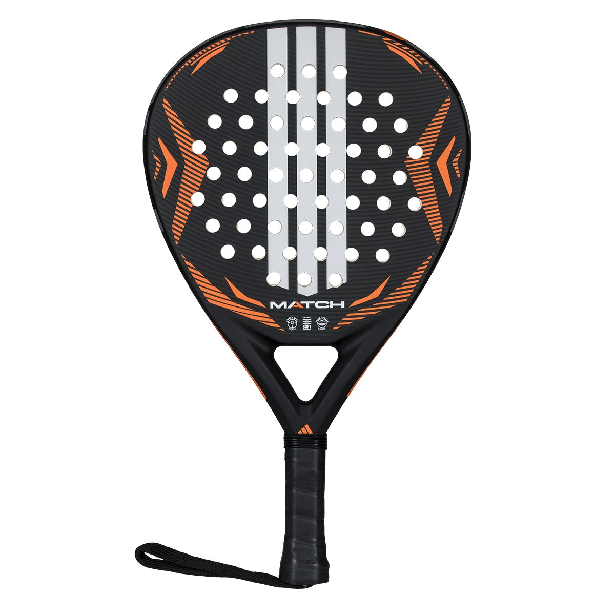 Adidas Match Black 2026 Padel Racket - Front