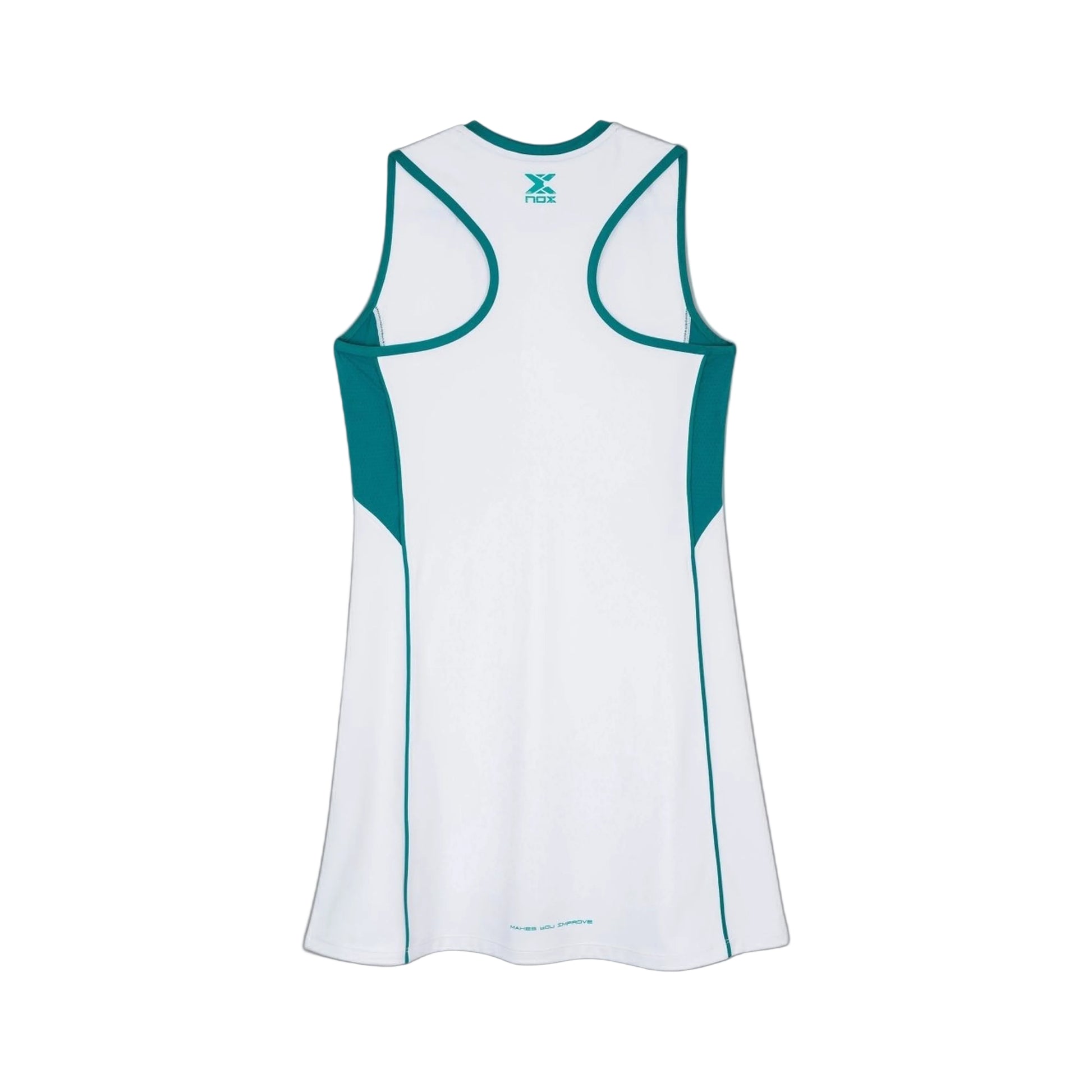 NOX Women's Pro Dress - White/Ivy Green - back