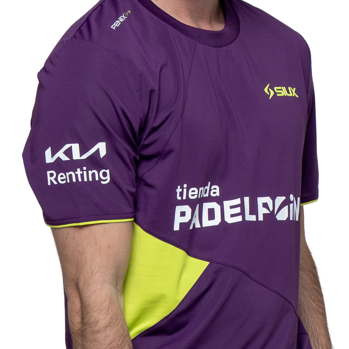 Siux Fenix x Leo Augsburger 26 Men's Padel T-Shirt - Sponsor Detail