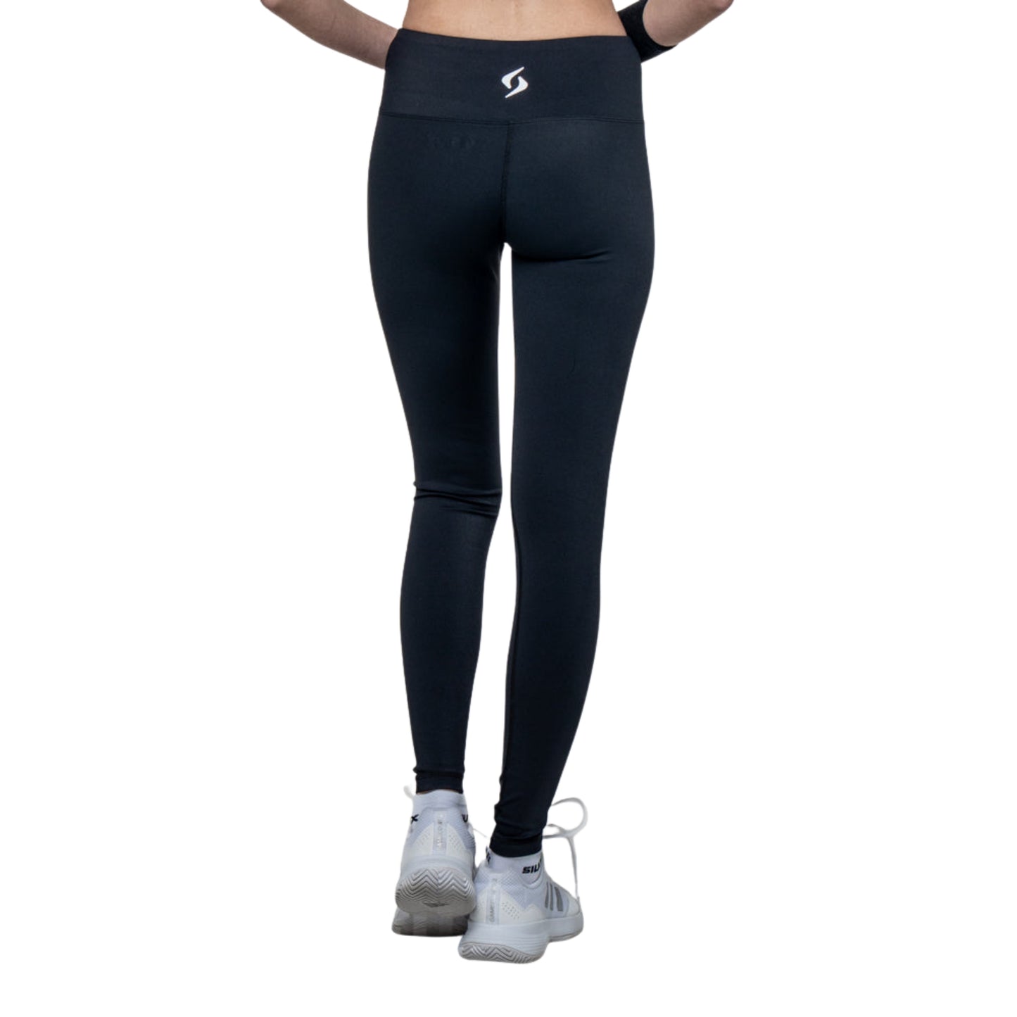 Siux Basic 26 Women's Padel Leggings - Black - Rear View