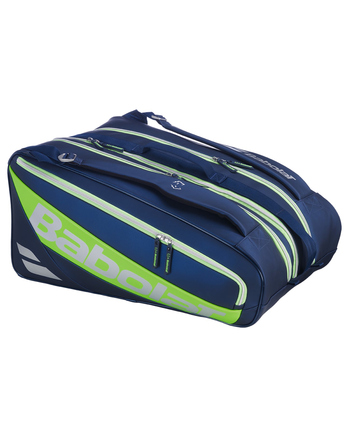Babolat RH Pro Lebron padel bag, front angle, green