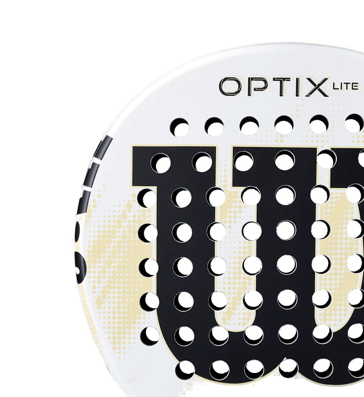 Wilson Optix V2 Padel Racket - White - Detail