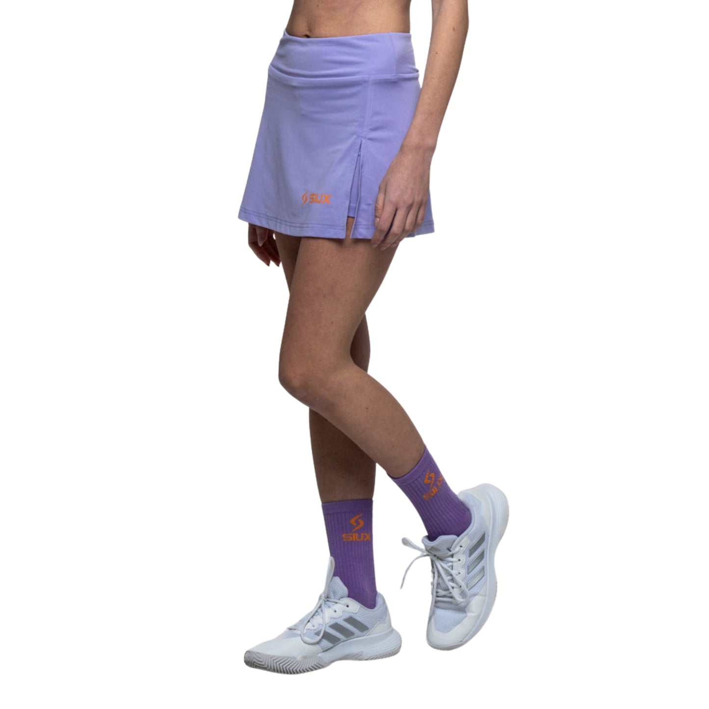 Siux Cyber 26 Women's Padel Skirt - Lilac - Front Three-Quarter View
