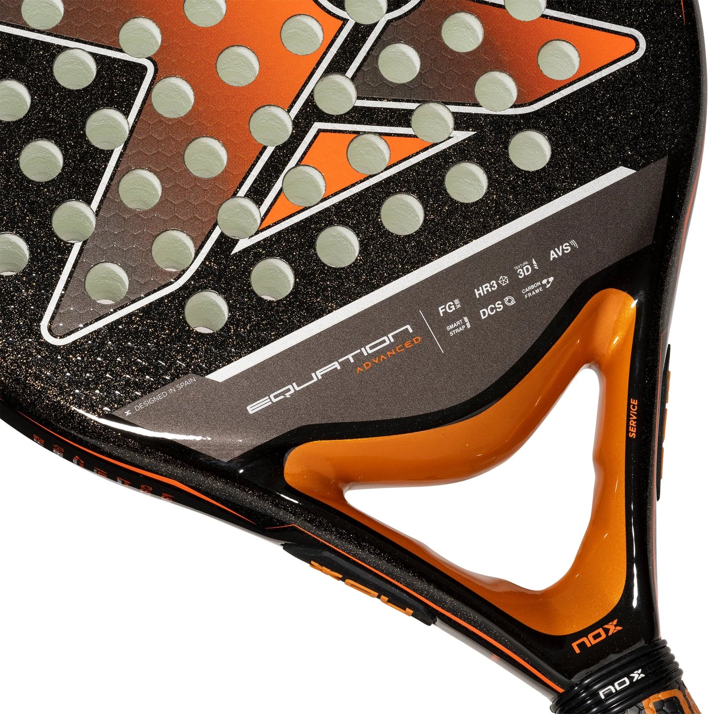 NOX Equation Advanced Padel Racket-Heart