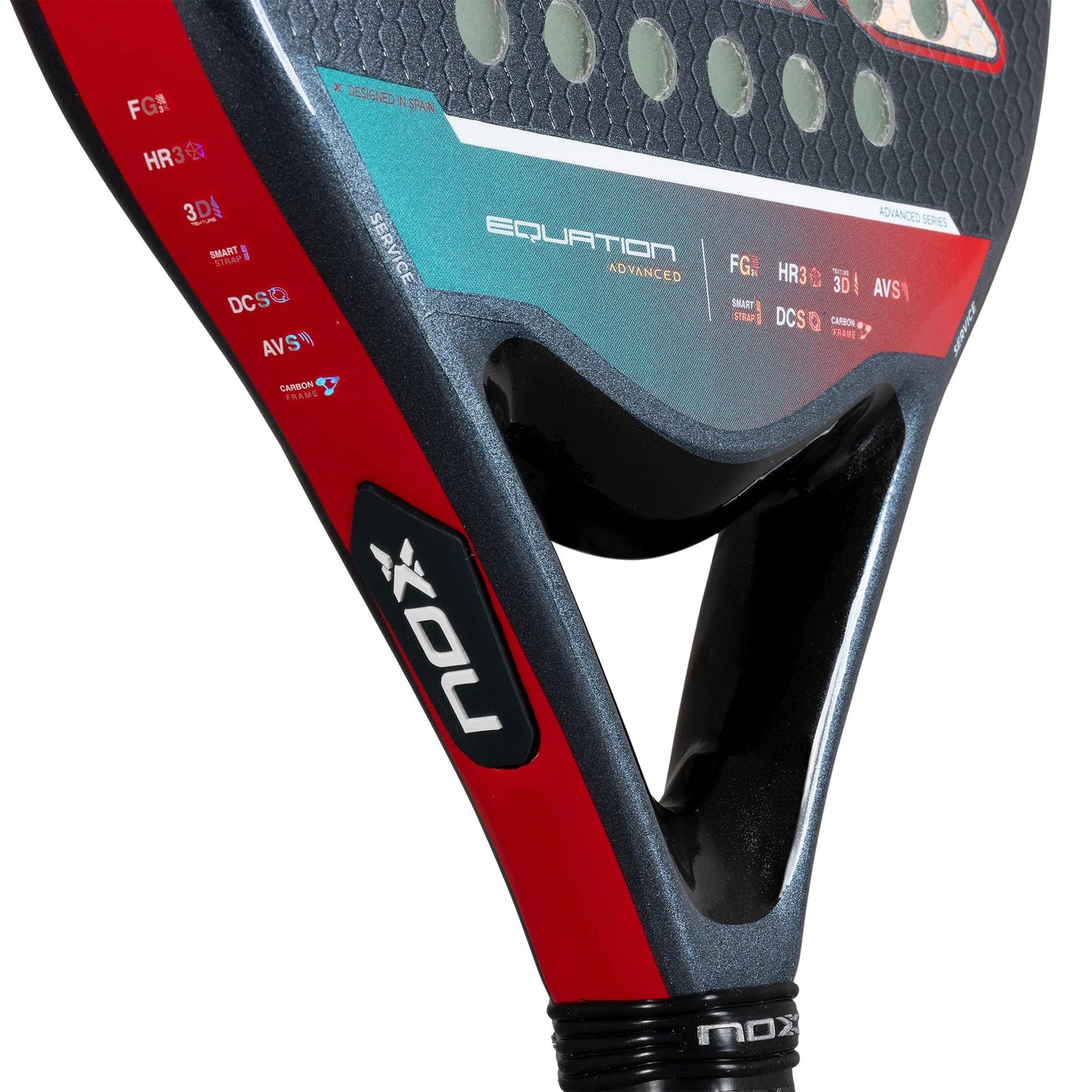 NOX Equation Light W Advanced Padel Racket - Heart