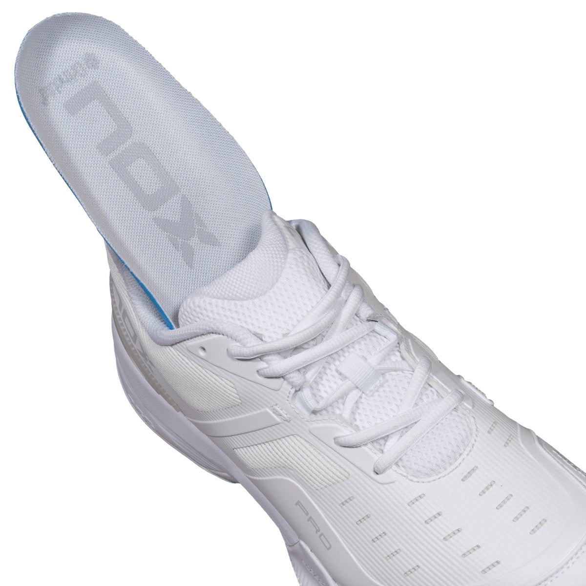 NOX AT10 Pro White/Grey Padel Shoes - Feature