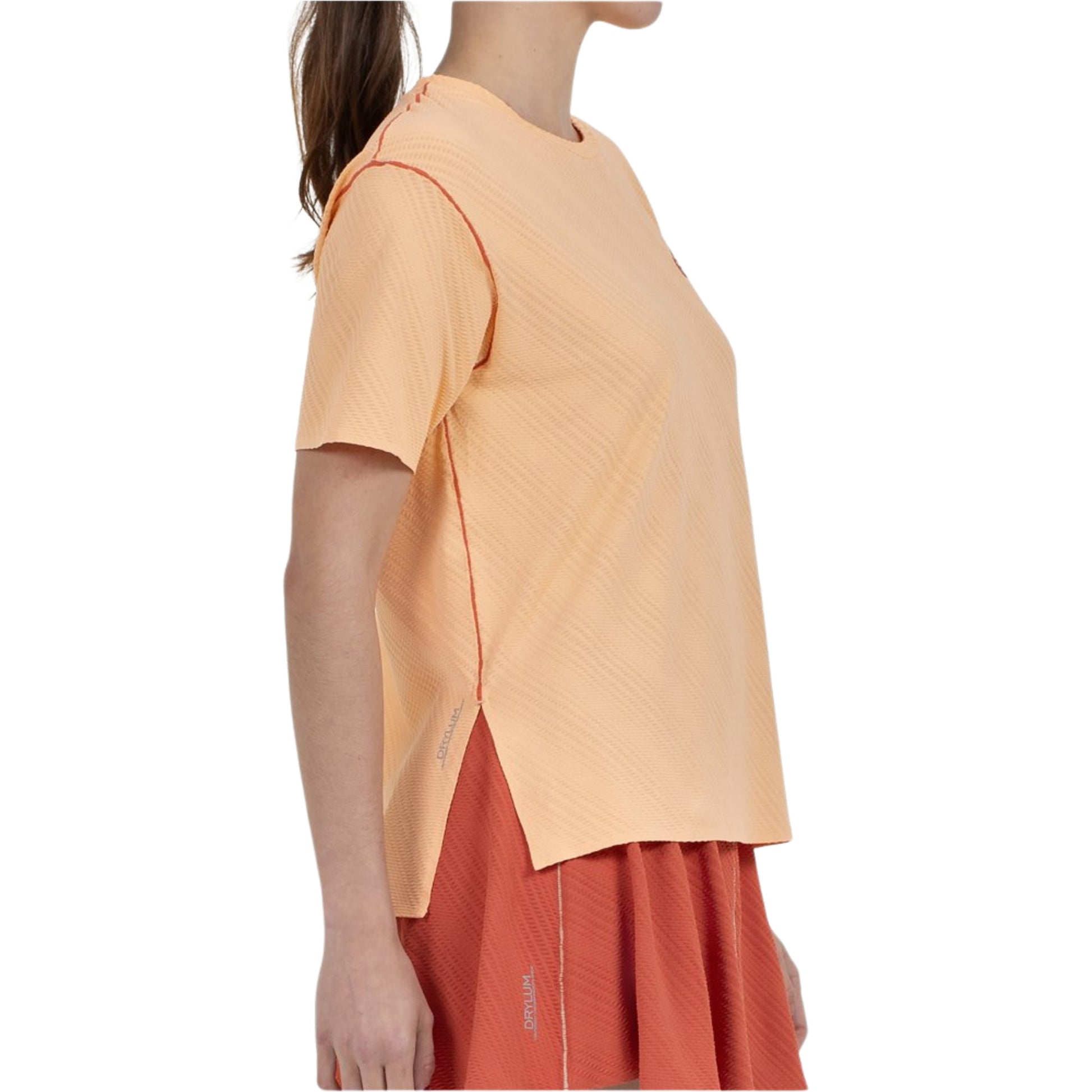 Bullpadel Almoin T-Shirt - Peach - Side Profile