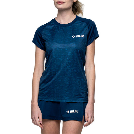 Siux Club 26 Women's Padel T-Shirt - Navy - Front
