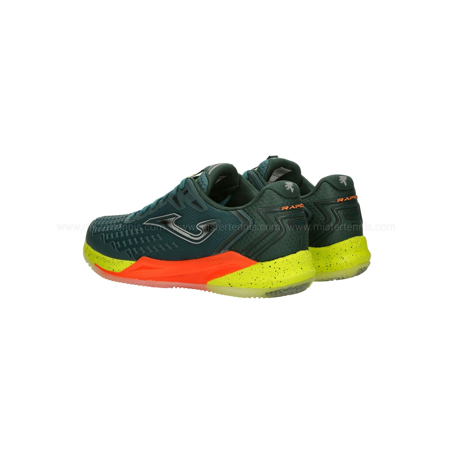 Joma Rapid Men 2617 Padel Shoes - Petroleum Grey - Front Angle