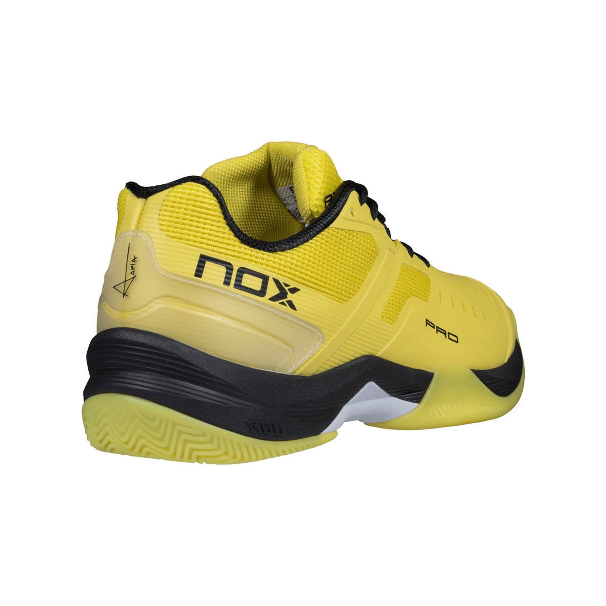 NOX AT10 Pro Padel Shoes - Sun/Black - Rear Side