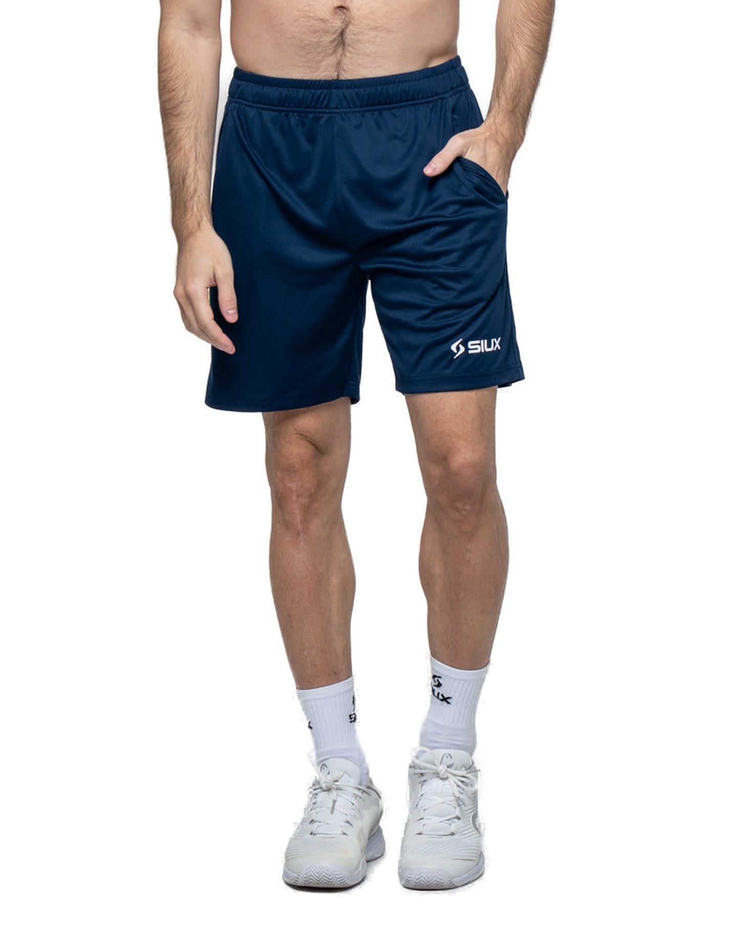 Siux Club 26 Men's Padel Shorts - Navy - Front