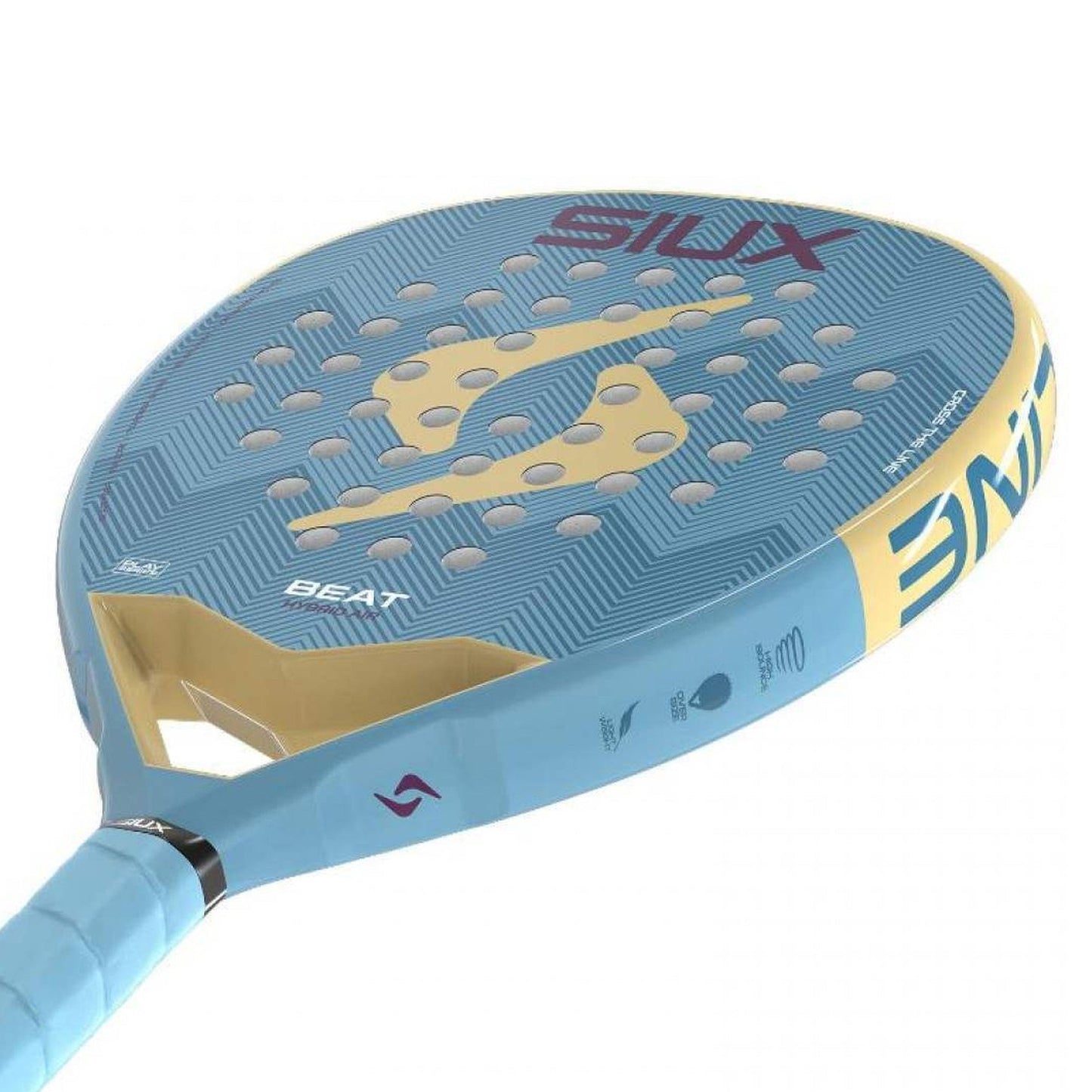 Siux Beat Play Hybrid Air 3 2026 Padel Racket - Face and Frame