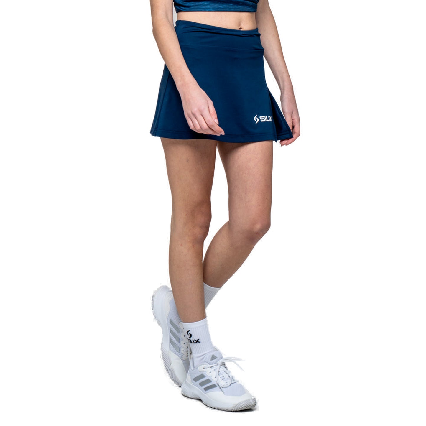 Siux Club 26 Women's Padel Skirt - Navy - Front Three-Quarter