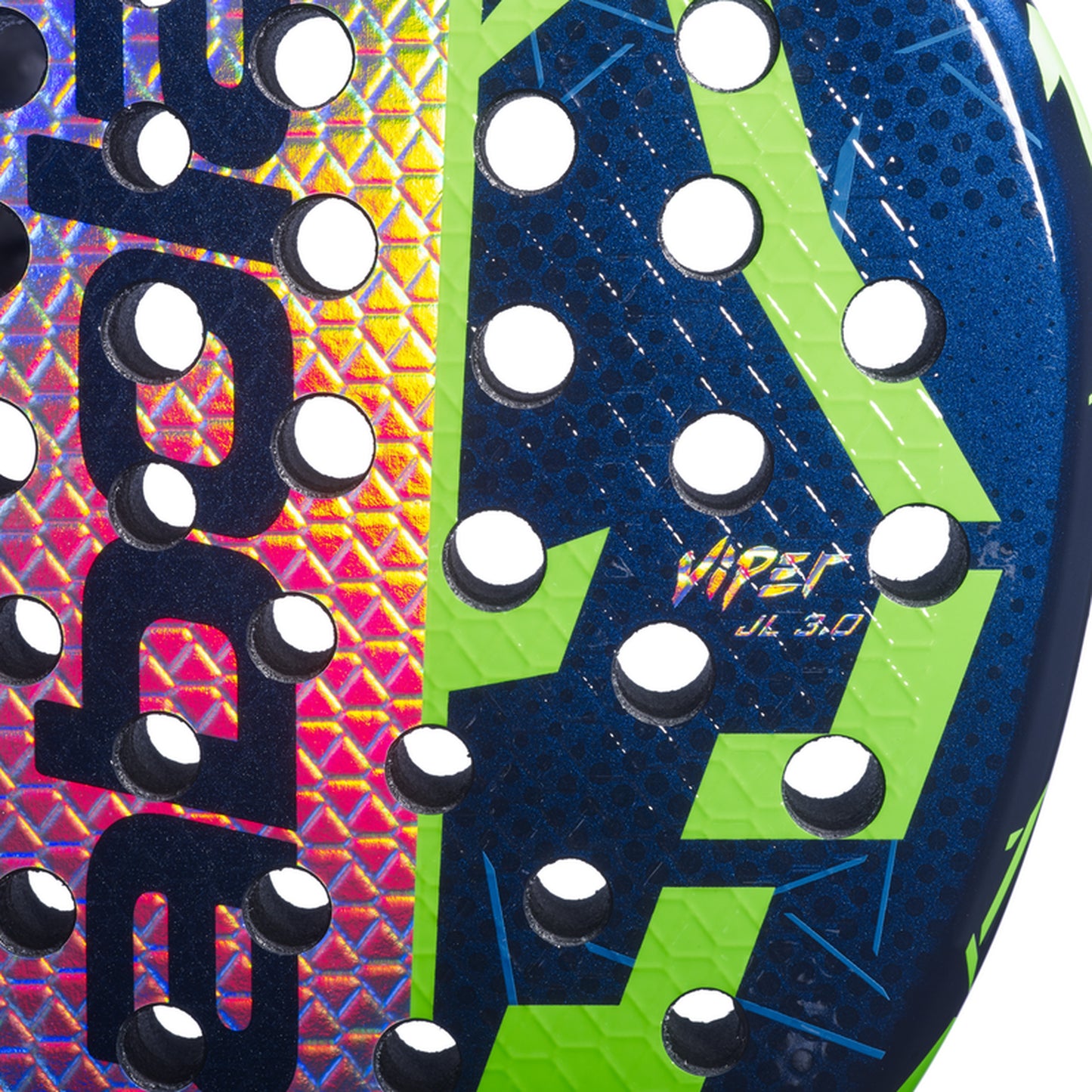 Babolat Viper LeBron 3.0 Green Padel Racket - Surface Detail