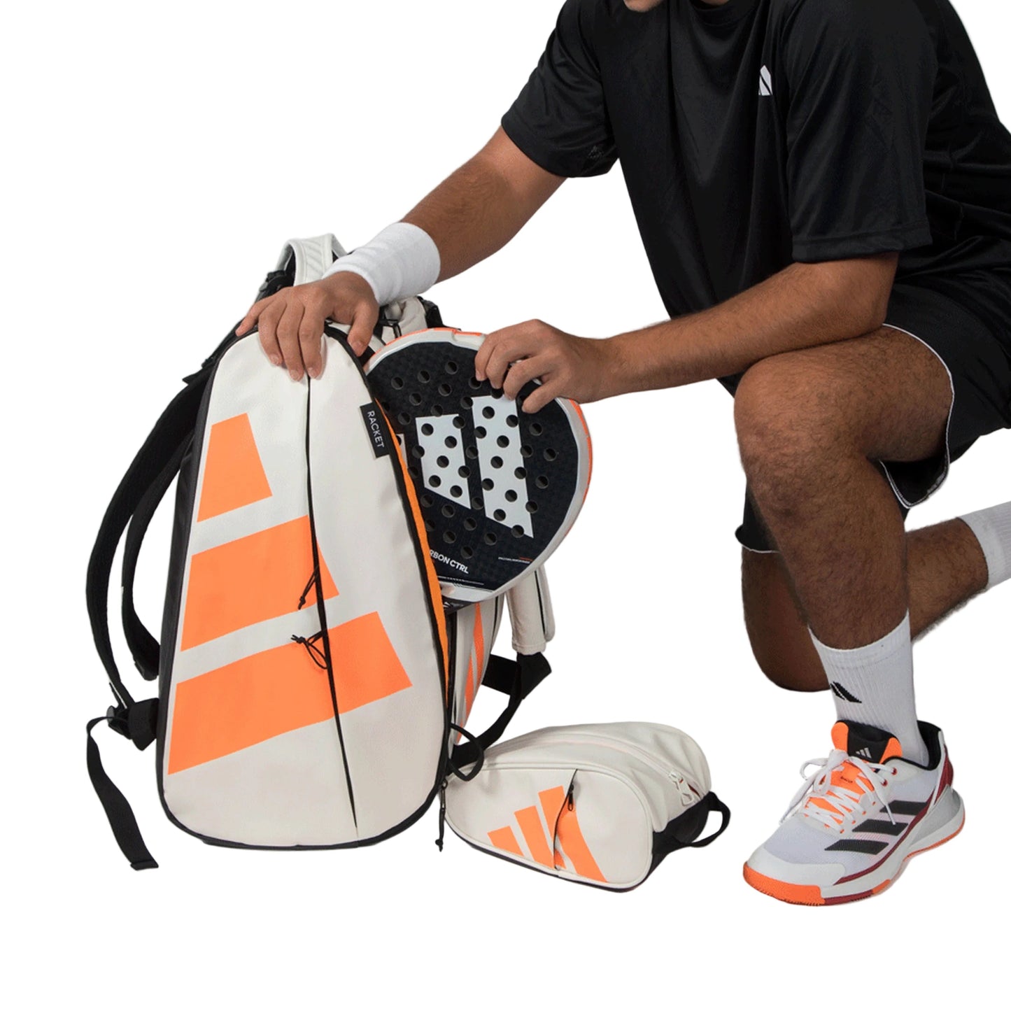 Adidas Racket Bag Multigame Off White 2026 - Detail