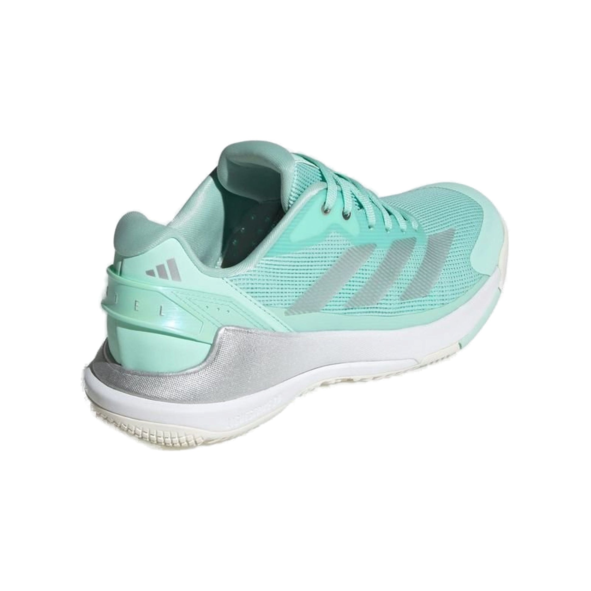 Adidas CrazyQuick Lightstrike W Clear Mint/White Padel Shoes - Heel