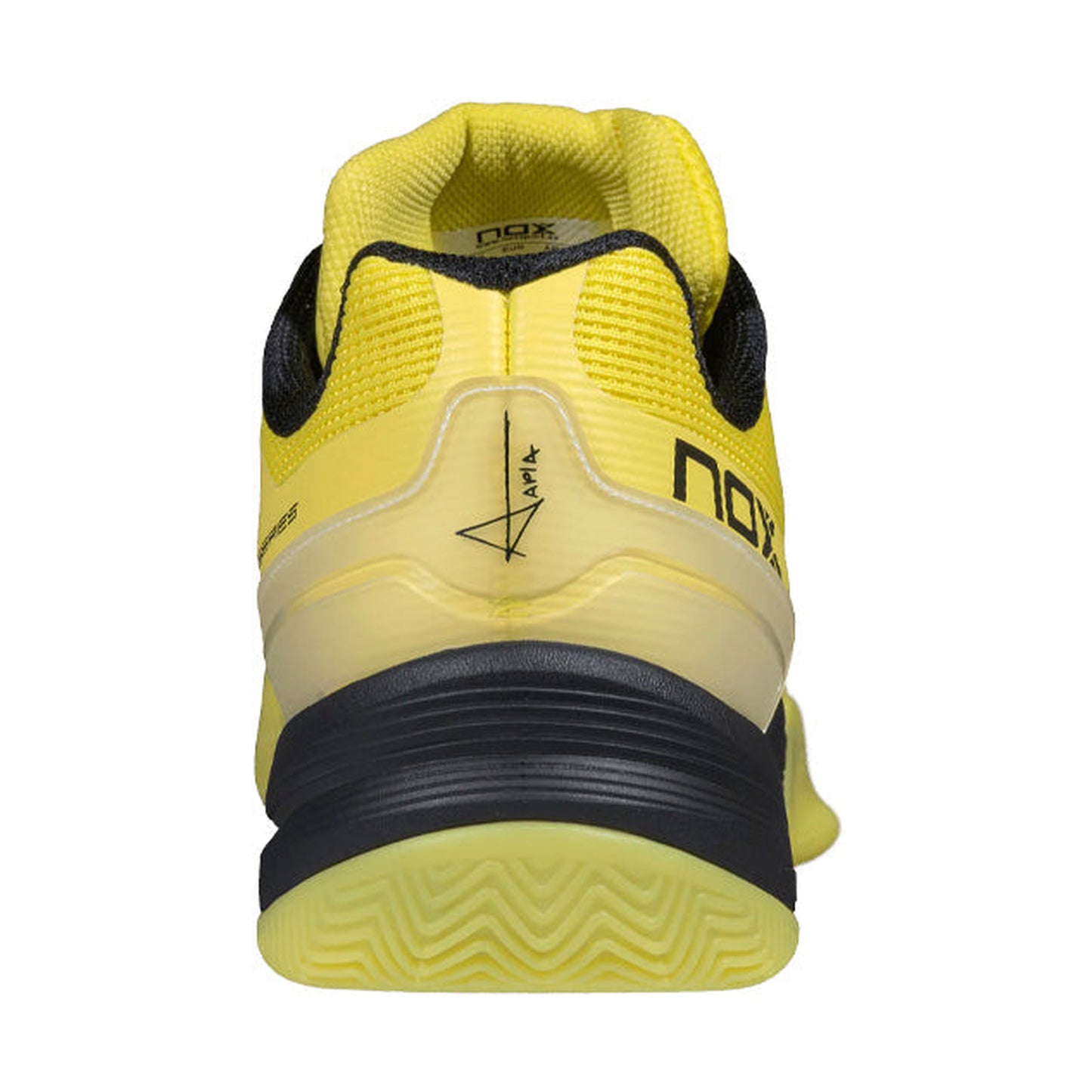 NOX AT10 Pro Padel Shoes - Sun/Black - Heel